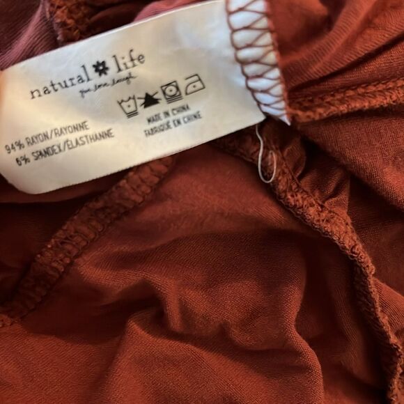 Natural Life Bell Sleeve V-Neck Tiered Maxi Dress, size L/XL - Picture 9 of 9